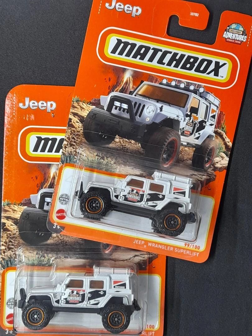 Matchbox Jeep® Wrangler Superlift White/Black/Orange